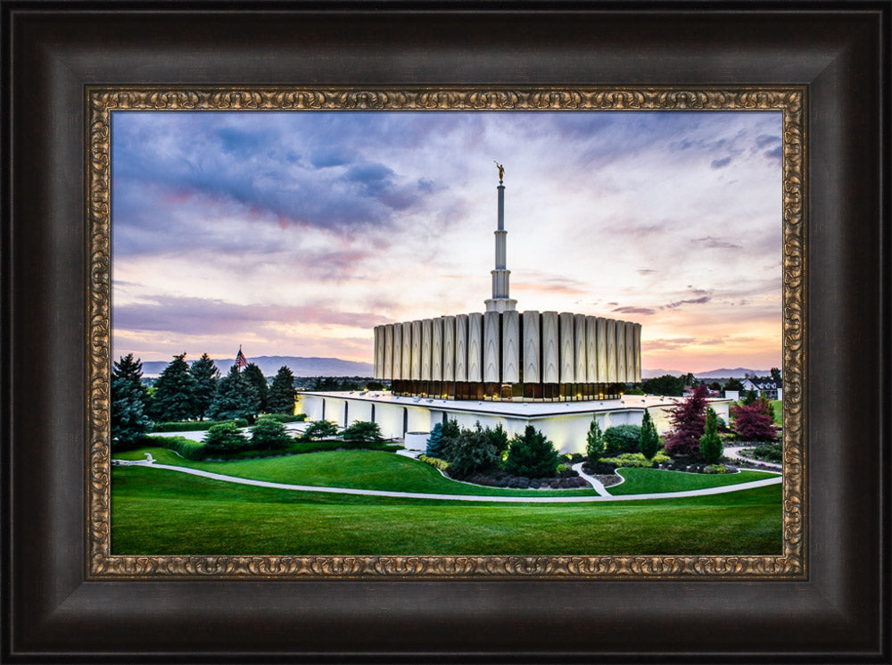 Provo Temple - Sunset by Scott Jarvie