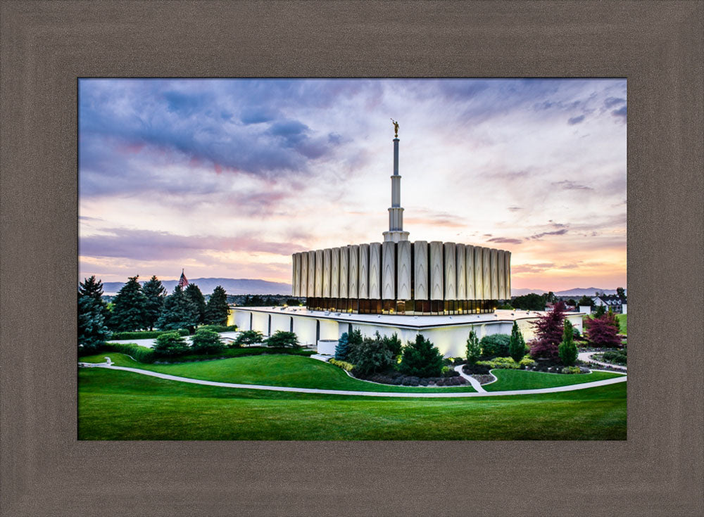 Provo Temple - Sunset by Scott Jarvie