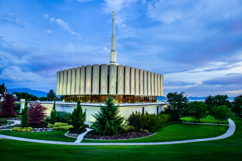 Provo Temple - From the Corner by Scott Jarvie