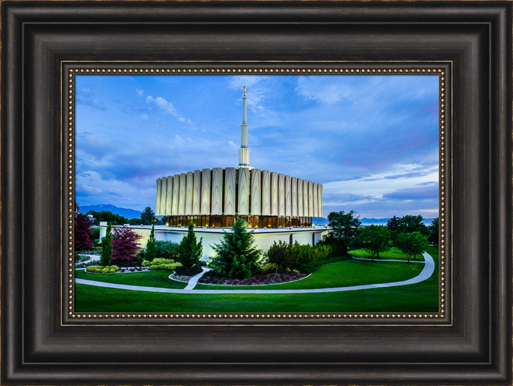 Provo Temple - From the Corner by Scott Jarvie