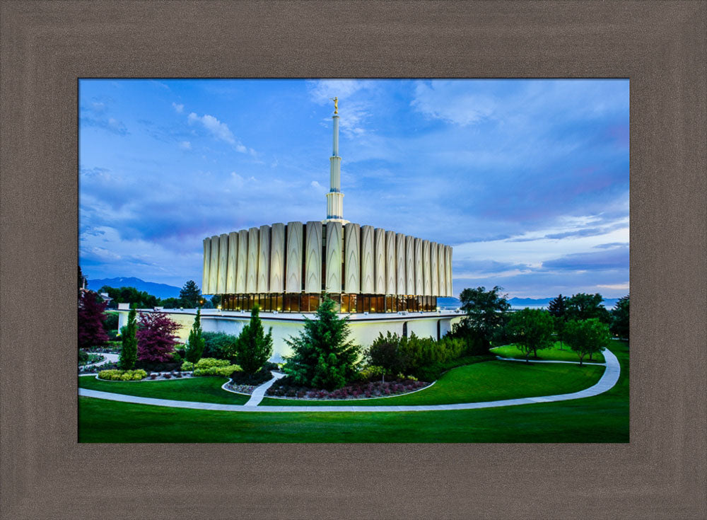 Provo Temple - From the Corner by Scott Jarvie