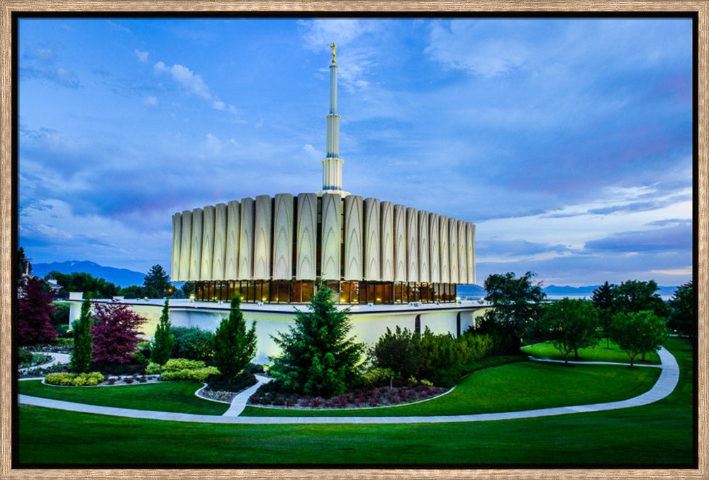 Provo Temple - From the Corner by Scott Jarvie