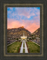 Provo Temple - Sunset Over the Mountain by Scott Jarvie