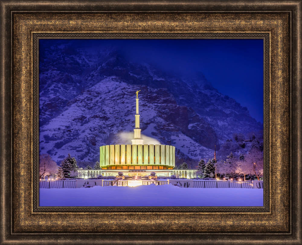 Provo Temple - Winter Morning by Scott Jarvie