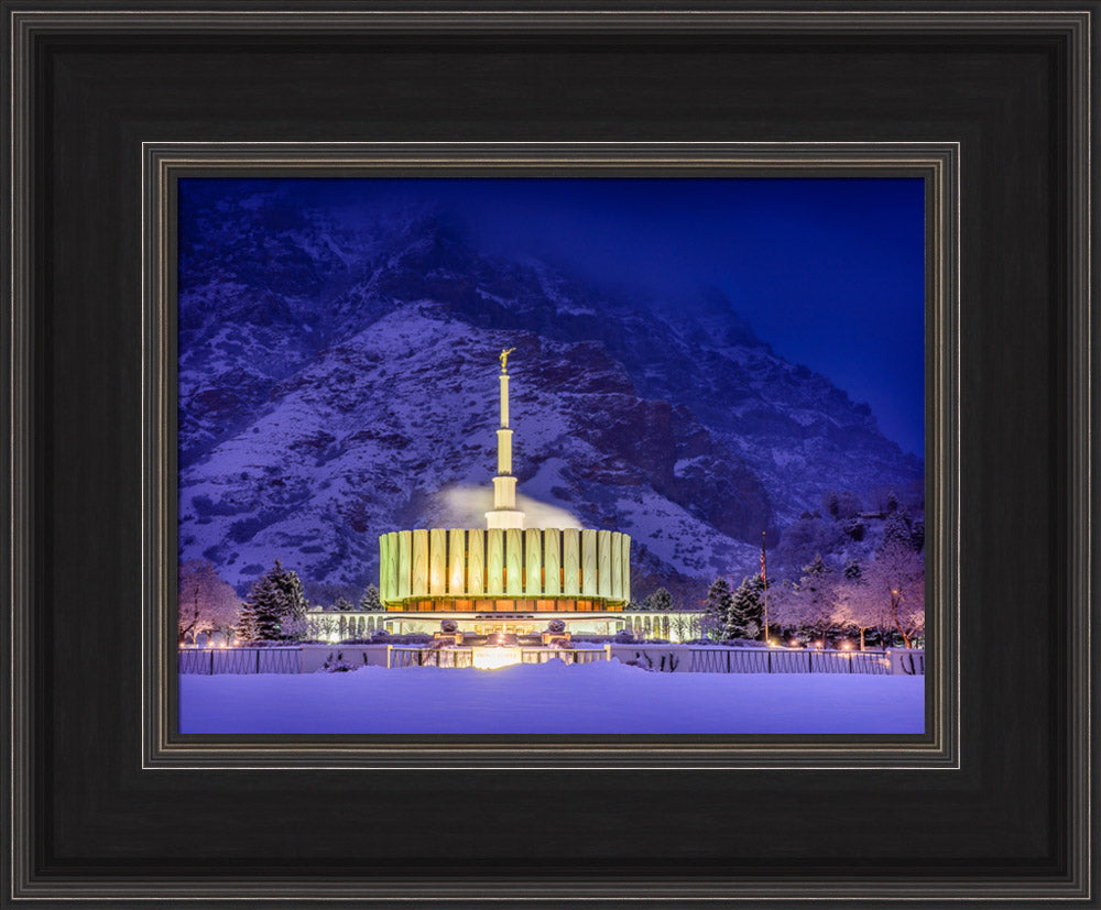 Provo Temple - Winter Morning by Scott Jarvie