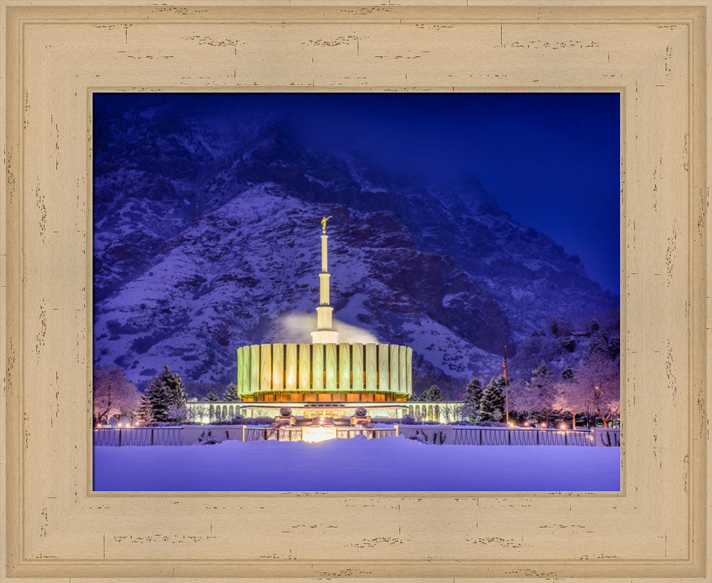 Provo Temple - Winter Morning by Scott Jarvie