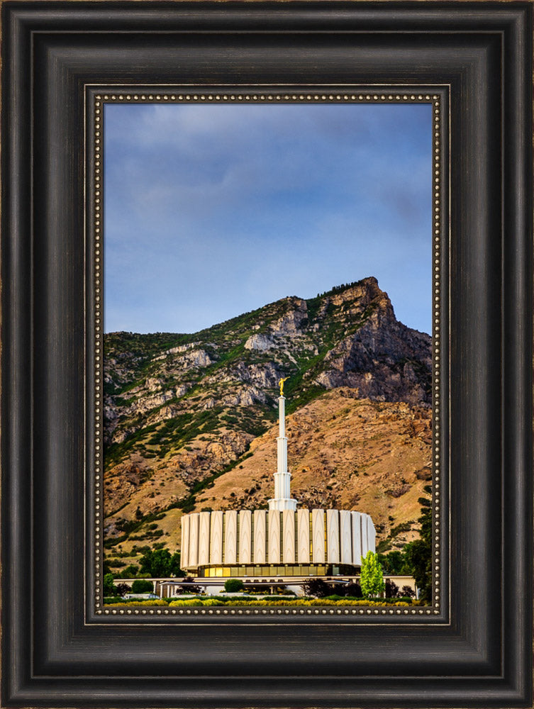 Provo Temple - Vertical Mountains by Scott Jarvie