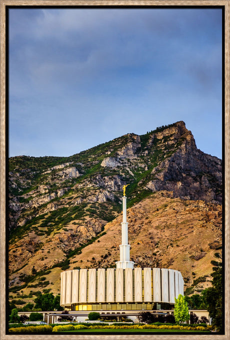 Provo Temple - Vertical Mountains by Scott Jarvie