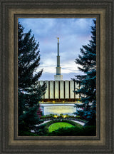 Provo Temple - Between the Trees by Scott Jarvie