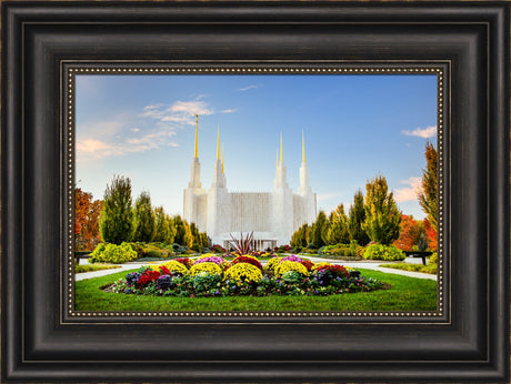 Washington DC Temple - Flowers by Scott Jarvie