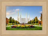 Washington DC Temple - Flowers by Scott Jarvie