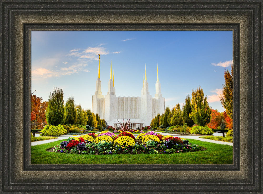 Washington DC Temple - Flowers by Scott Jarvie | Altus Fine Art