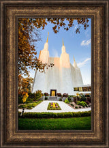 Washington DC Temple - Through the Leaves by Scott Jarvie