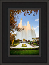 Washington DC Temple - Through the Leaves by Scott Jarvie