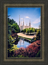 Washington DC Temple - Daytime Reflection by Scott Jarvie