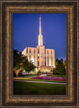 Seattle Temple - Sunset from the Front by Scott Jarvie