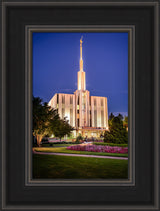 Seattle Temple - Sunset from the Front by Scott Jarvie