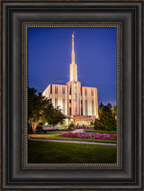 Seattle Temple - Sunset from the Front by Scott Jarvie