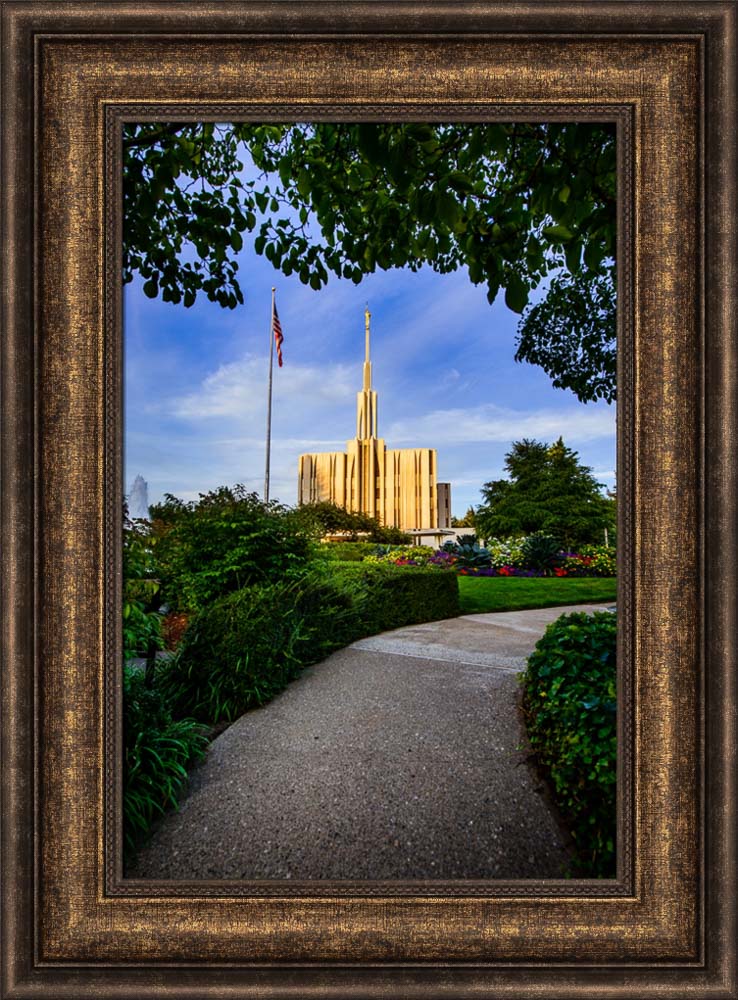 Seattle Temple - Pathway to the Temple by Scott Jarvie