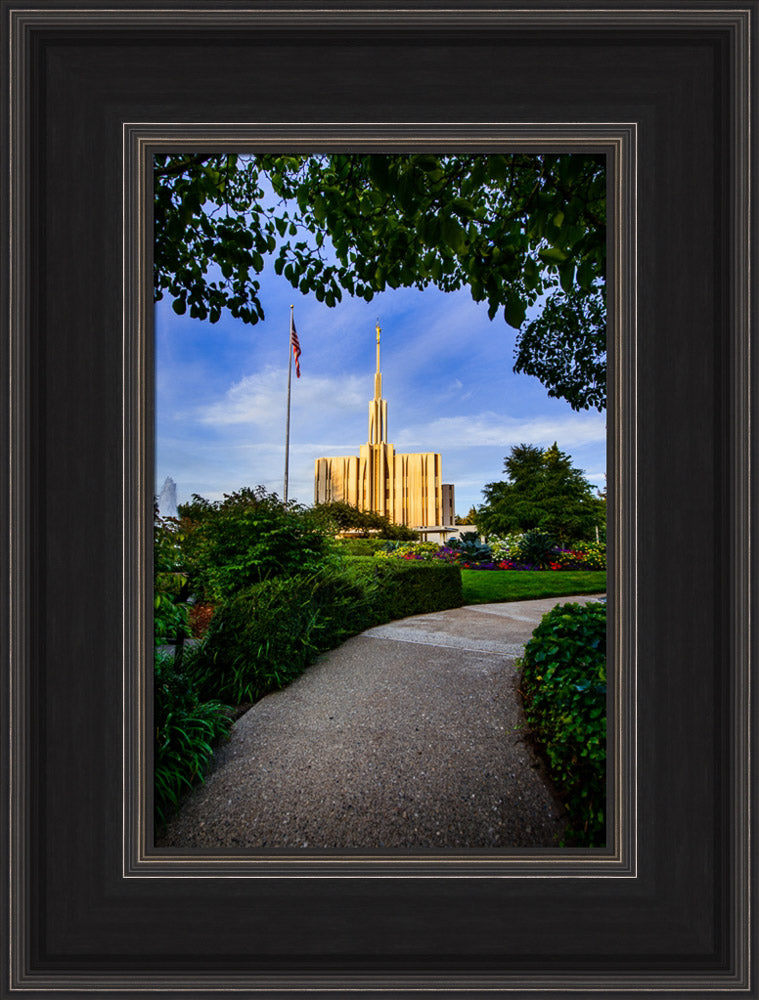 Seattle Temple - Pathway to the Temple by Scott Jarvie