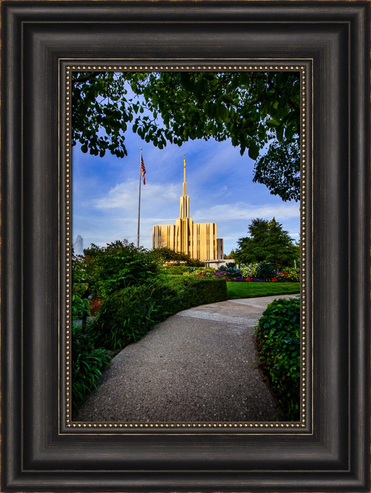 Seattle Temple - Pathway to the Temple by Scott Jarvie