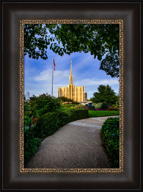 Seattle Temple - Pathway to the Temple by Scott Jarvie