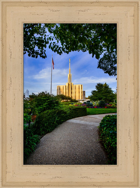 Seattle Temple - Pathway to the Temple by Scott Jarvie