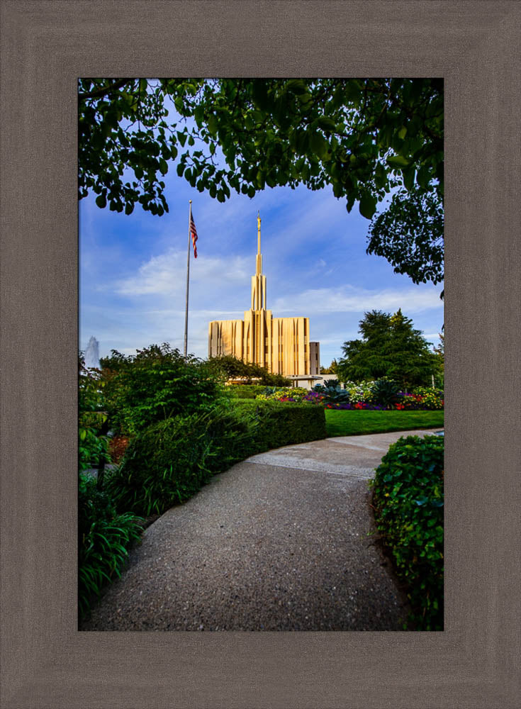 Seattle Temple - Pathway to the Temple by Scott Jarvie