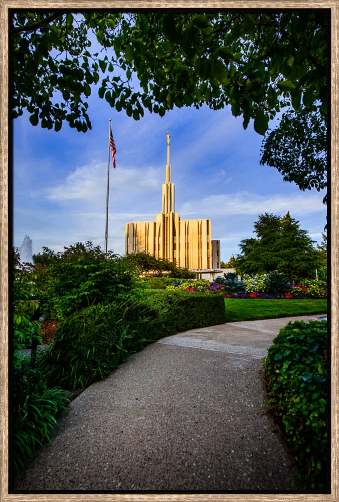 Seattle Temple - Pathway to the Temple by Scott Jarvie