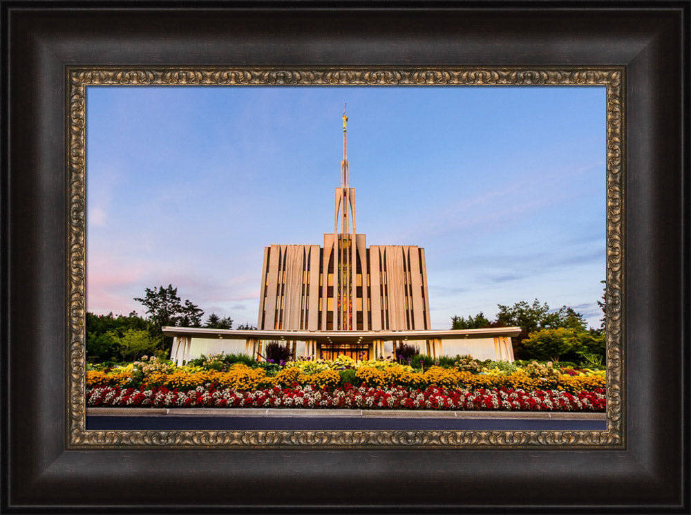 Seattle Temple - Flower Garden by Scott Jarvie