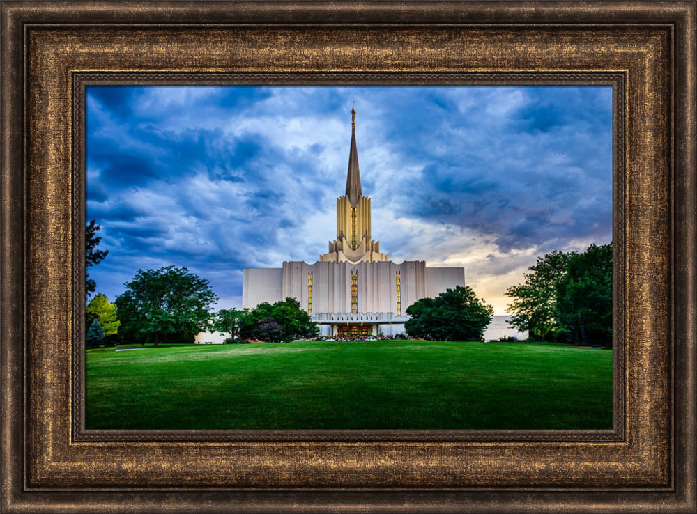 Jordan River Temple - Green Hill by Scott Jarvie