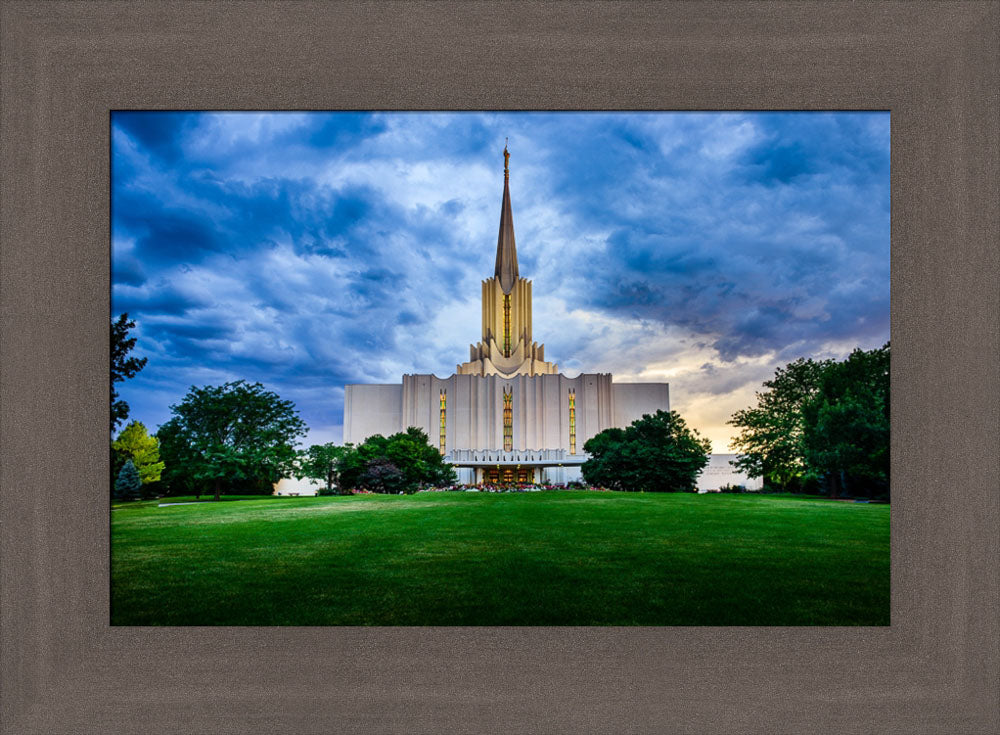 Jordan River Temple - Green Hill by Scott Jarvie