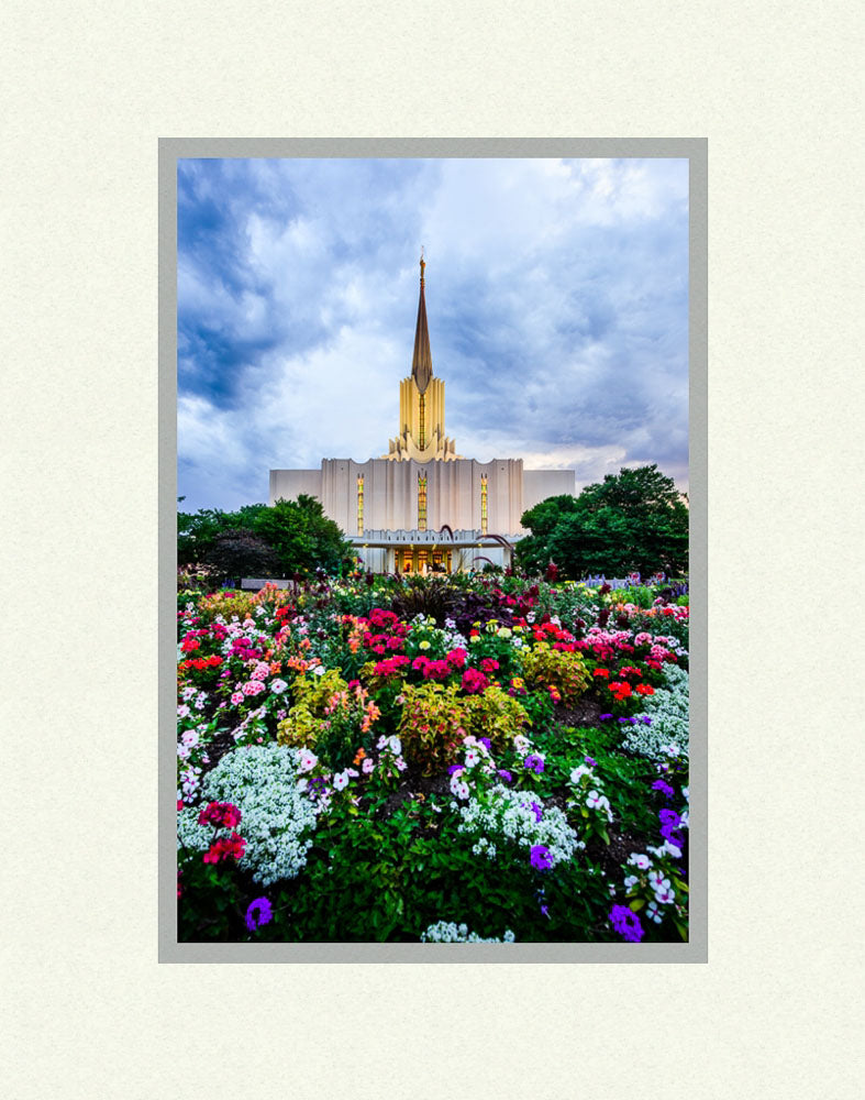 Jordan River Temple - Below the Garden by Scott Jarvie