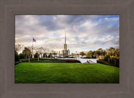 Atlanta Temple - Lawn View by Scott Jarvie