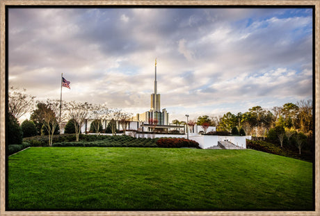 Atlanta Temple - Lawn View by Scott Jarvie