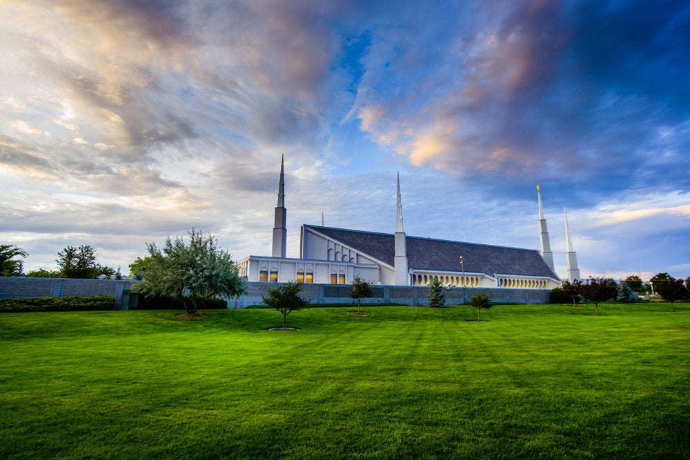 Boise Temple - From the Side by Scott Jarvie