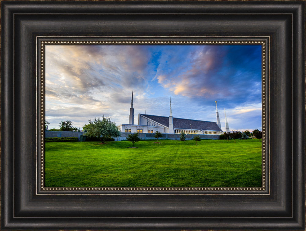 Boise Temple - From the Side by Scott Jarvie