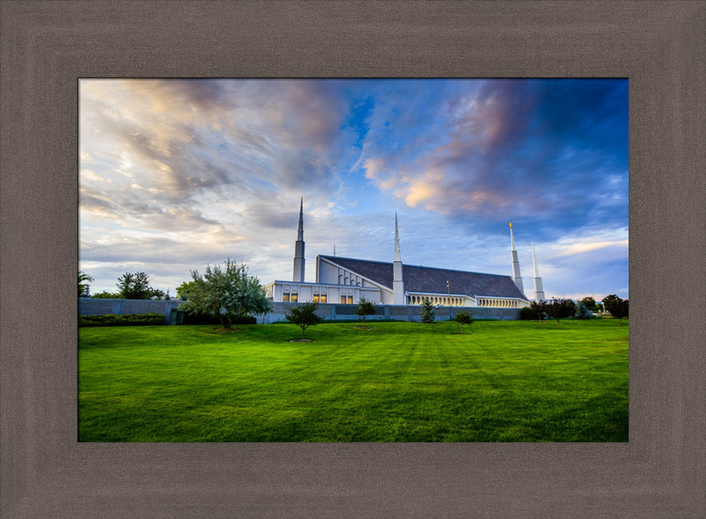 Boise Temple - From the Side by Scott Jarvie