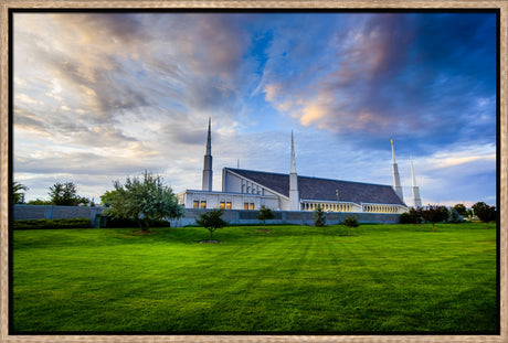 Boise Temple - From the Side by Scott Jarvie