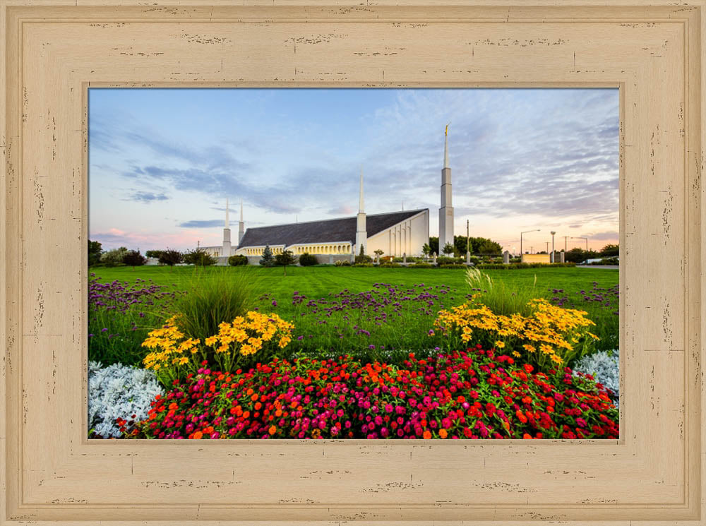 Boise Temple - Garden View by Scott Jarvie