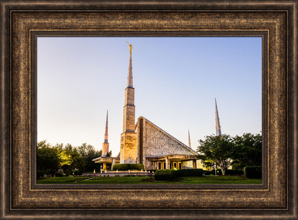 Dallas Temple - Lights at Dusk by Scott Jarvie