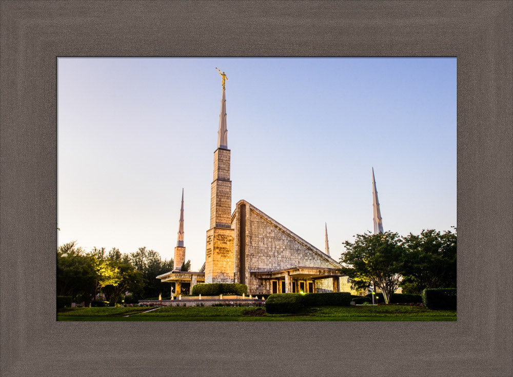 Dallas Temple - Lights at Dusk by Scott Jarvie