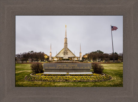 Dallas Temple - Sign by Scott Jarvie