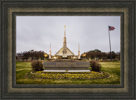 Dallas Temple - Sign by Scott Jarvie