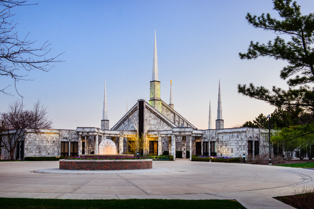 Chicago Temple - Entrance by Scott Jarvie