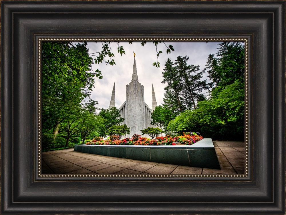 Portland Temple - Front by Scott Jarvie