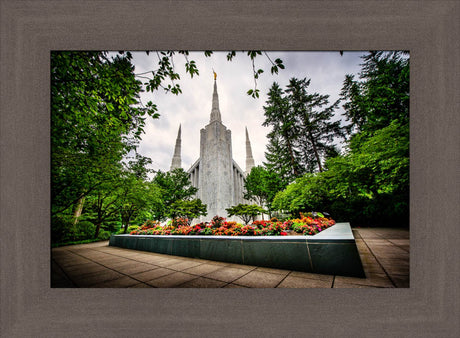 Portland Temple - Front by Scott Jarvie