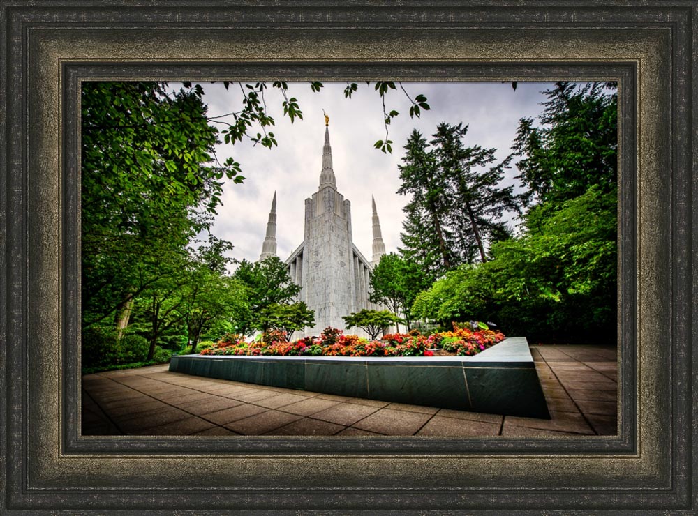 Portland Temple - Front by Scott Jarvie
