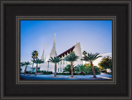 Las Vegas Temple - Blue Skies from the Front by Scott Jarvie