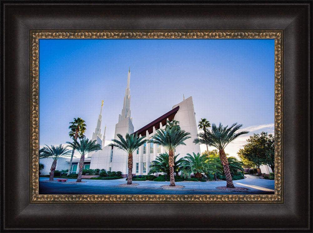Las Vegas Temple - Blue Skies from the Front by Scott Jarvie